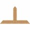 Ekena Millwork Portland Timber Gable Bracket, Western Red Cedar, 48"W x 28"H x 1 1/2"D x 5 1/2"F, 14/12 Pitch GBW048X28X0206POR00SWR - alternate 1